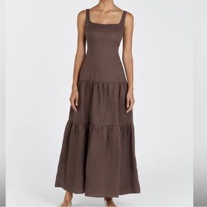 Dissh Women's Brown Maxi Dress